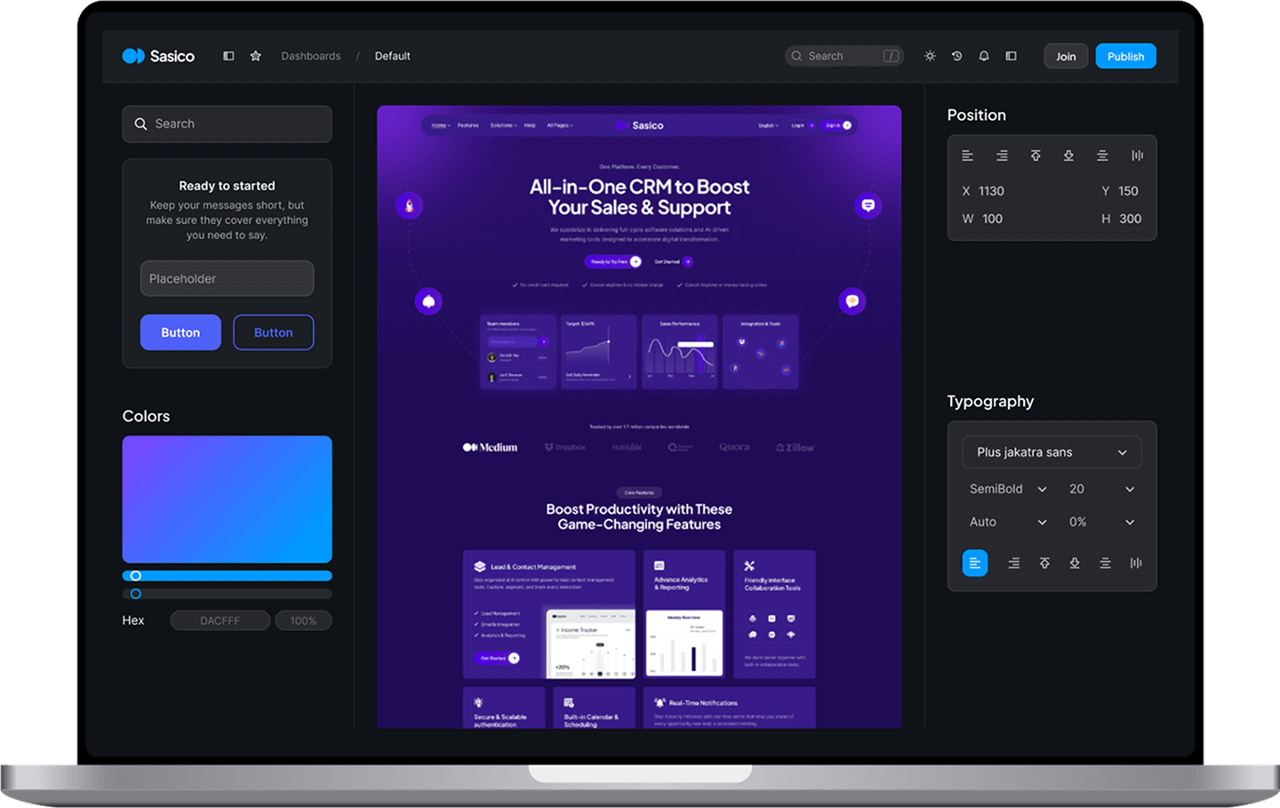 Laptop Preview Dark